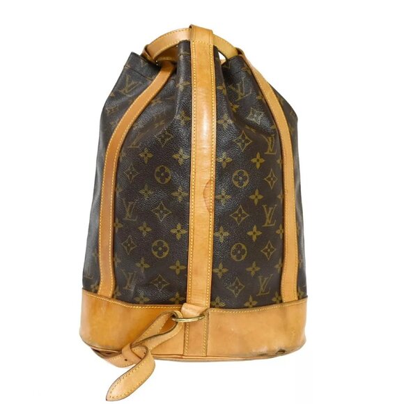 LOUIS VUITTON LV Randonnee PM Shoulder Bag Monogram Leather Brown - Picture 9 of 16